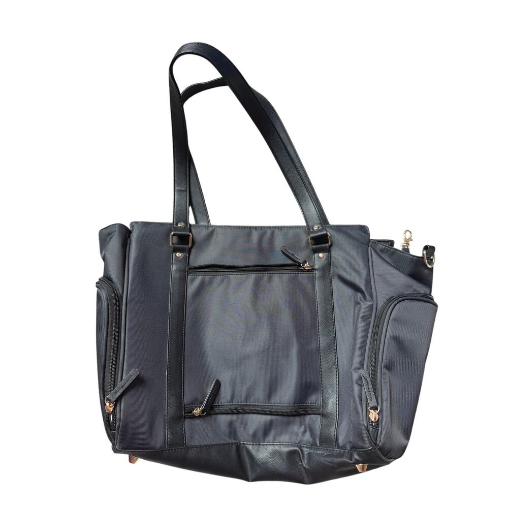 Idaho Jones "Chertsey" Breast Pump Bag & Diaper Bag Backpack - Black - Picture 2 of 5